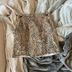 Brandy Melville leopard print skirt